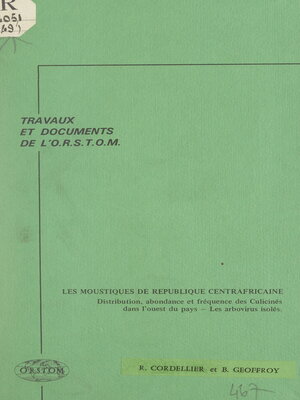 cover image of Les moustiques de République centrafricaine